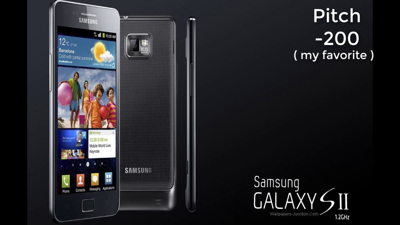 Samsung Galaxy S2 - Over The Horizon Pitched ( +800 -  -800 )