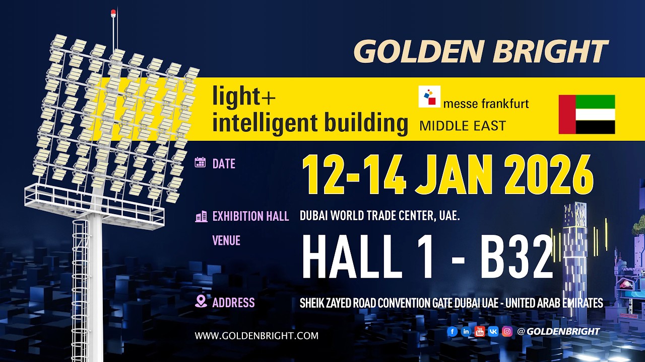 🎉 Golden Bright & Tuya | Light + Intelligent Building Middle East 2026 Highlights from Dubai