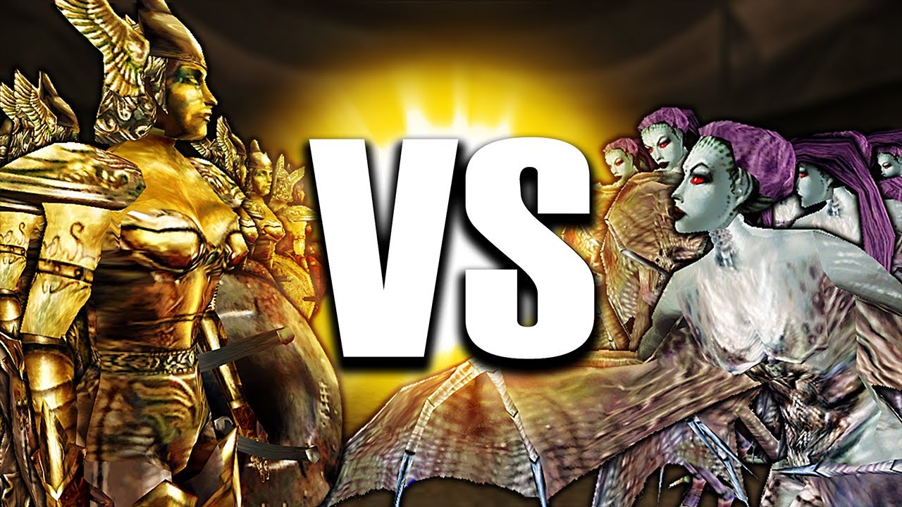 100 Golden Saints vs 100 Winged Twilights | Morrowind NPC Battle