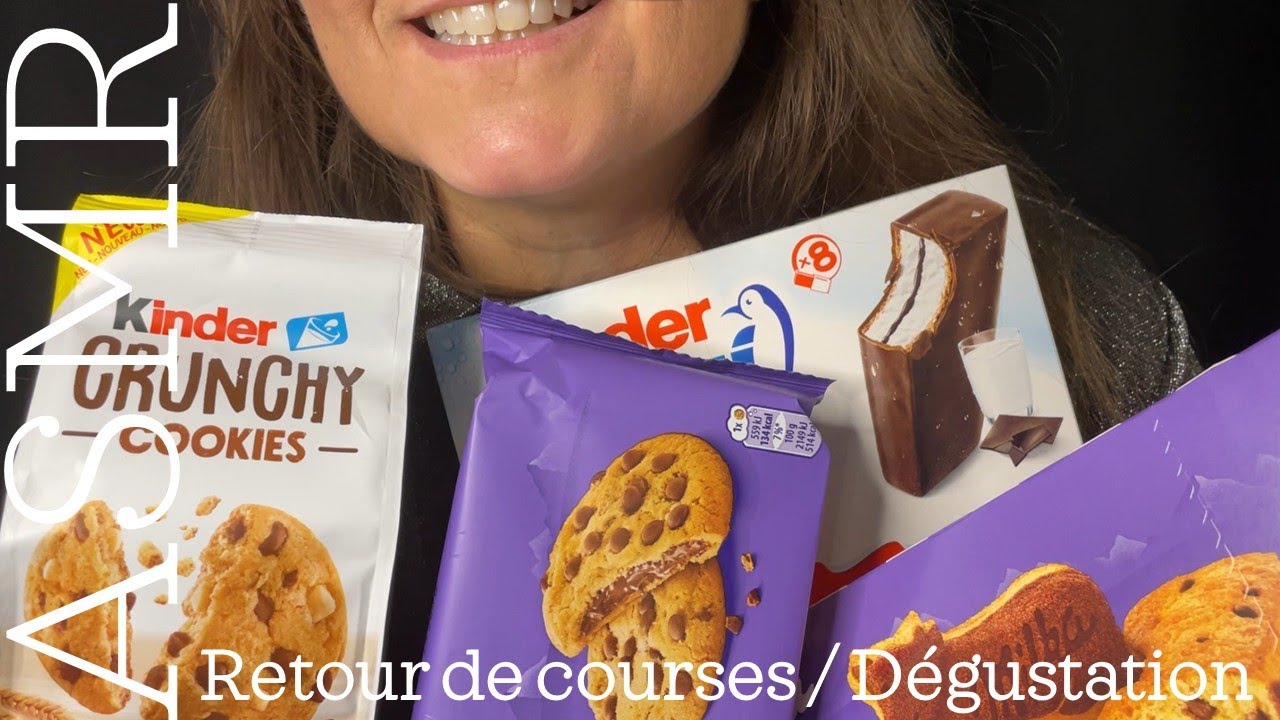 ASMR Français - Retour de courses / Dégustation