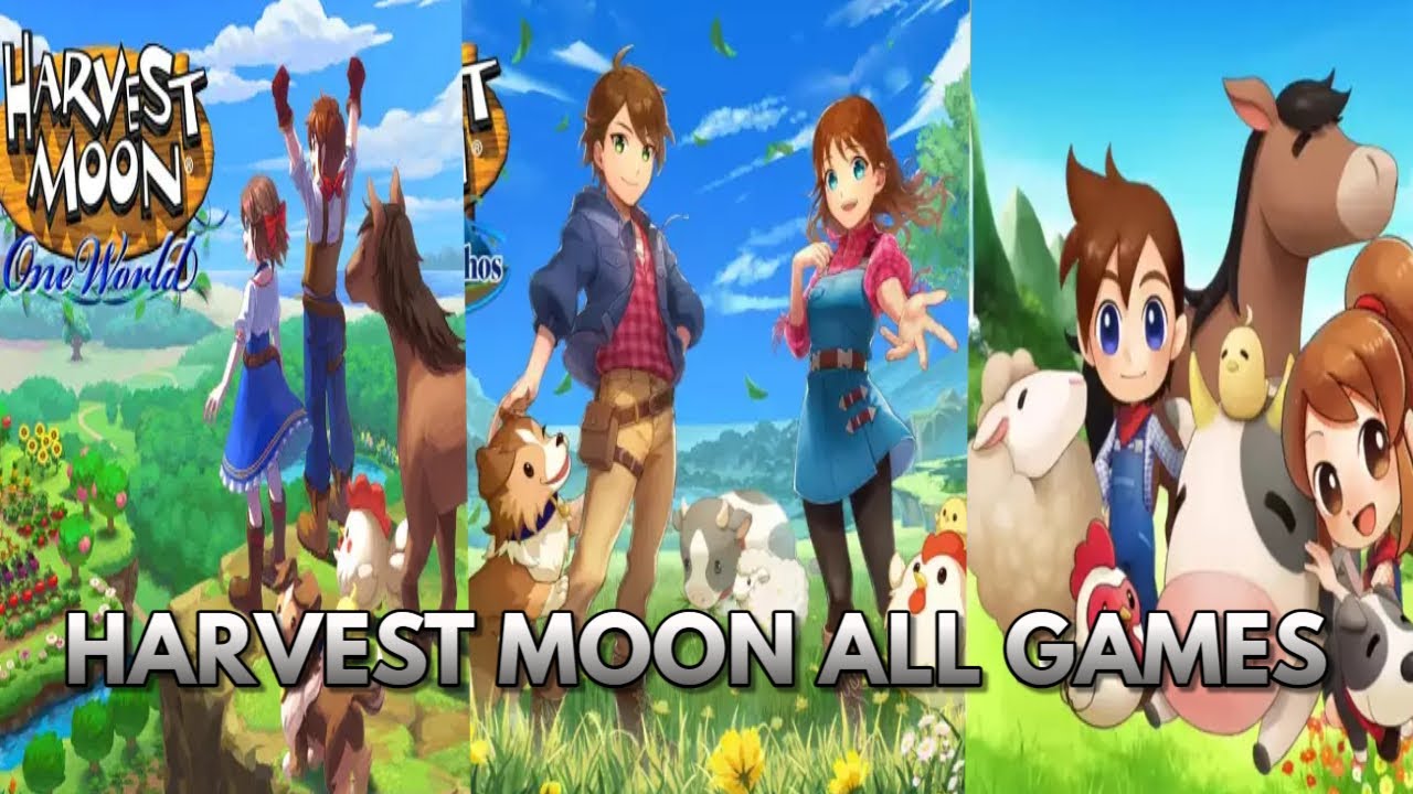 All Games Of Harvest Moon ( 1996 - 2023 )