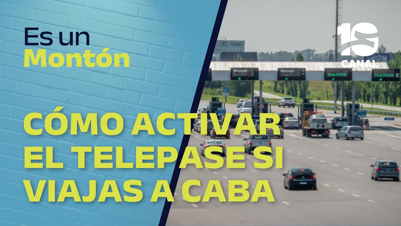 Viajas a CABA Cómo activar el telepase y evitar multas - ES UN MONTÓN!