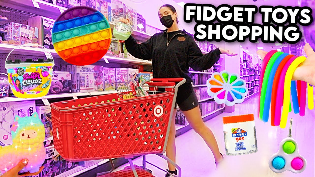 Fidget Toys Shopping At Target + Store Bought Slime Shopping