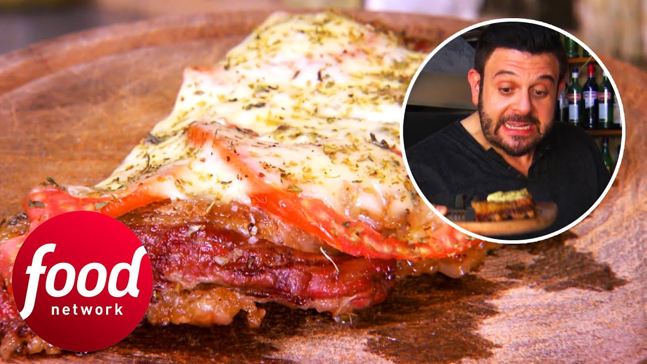 This Argentinian Pizza Dough Is Made Entirely Steak! | Secret Eats With Adam Richman