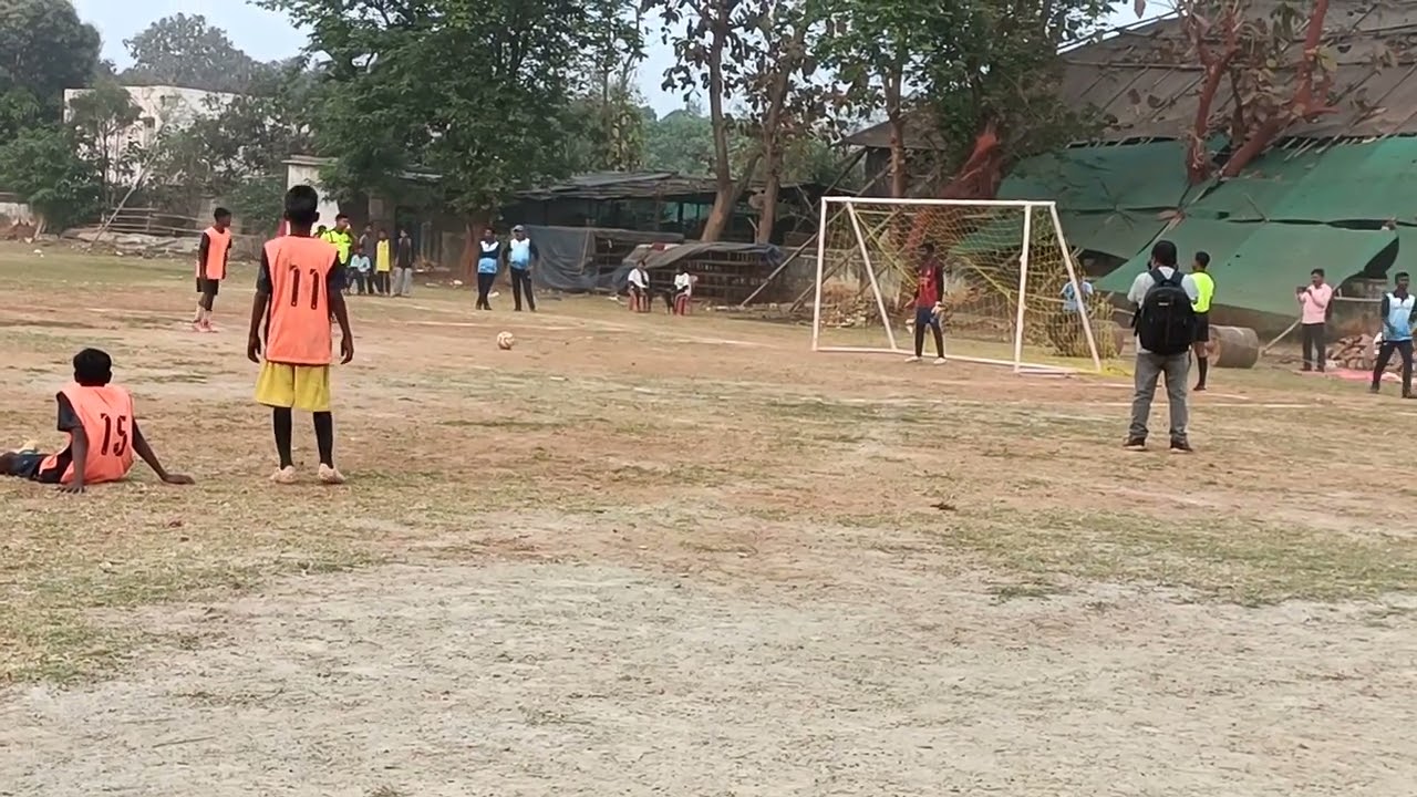 #Jhirpani vs iconic pradhanpalli,#junior football tournament rising club # won by iconic 