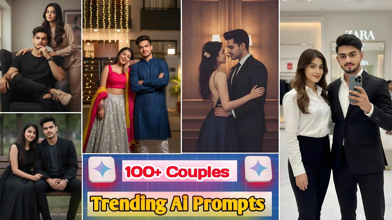 New 100+ Couple Prompts For Google Gemini | Google Gemini Couple Photo Editing | ENCODE 0X