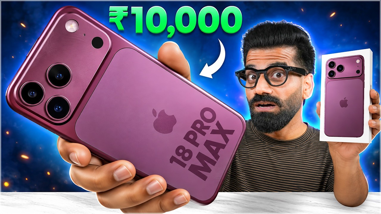 ₹10,000 iPhone 18 Pro Max Unboxing & First Look - Clone Unit?🔥🔥🔥