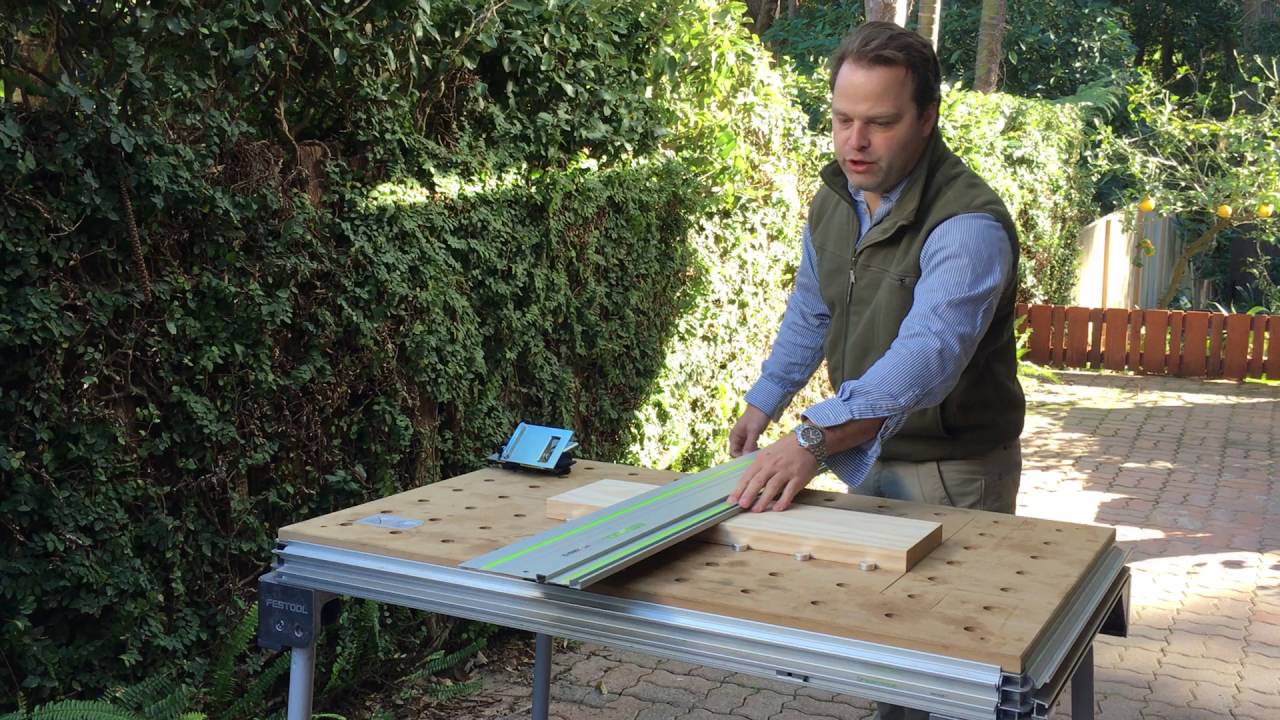 Using Rail Dogs from AusDogs to set a Festool MFT rail