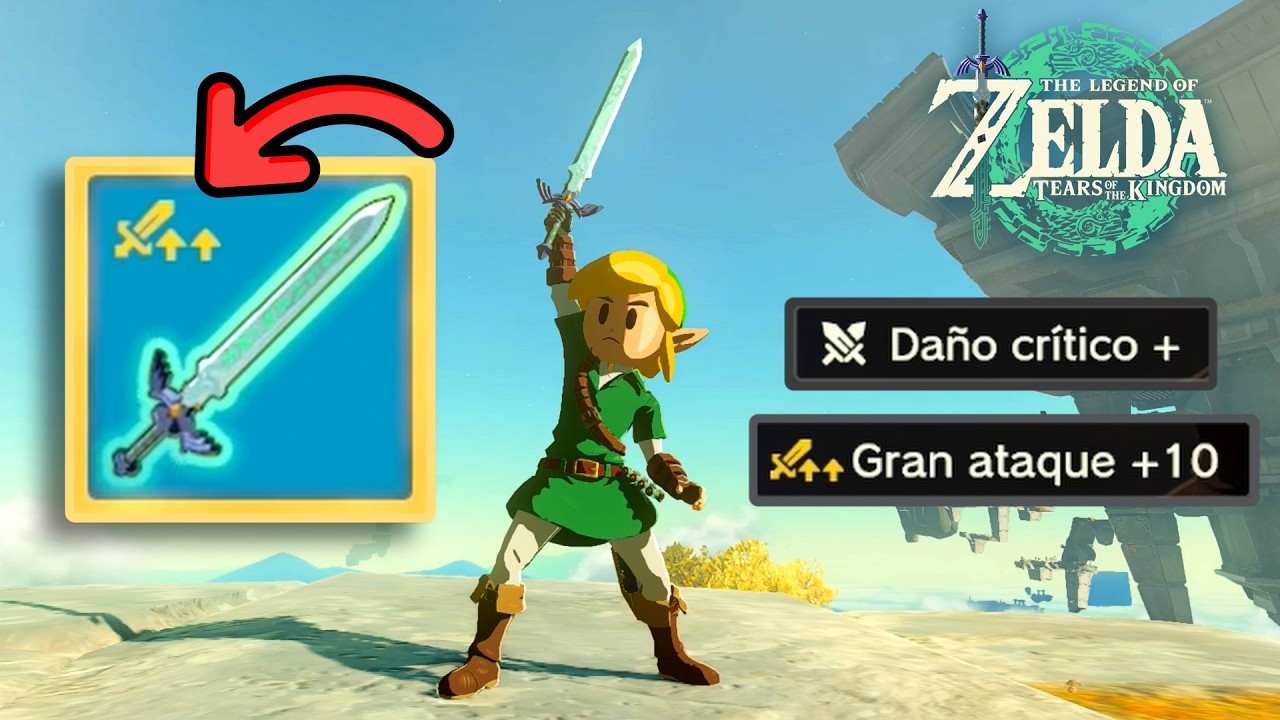 Así se mejora la Espada Maestra en Zelda Tears of the Kingdom