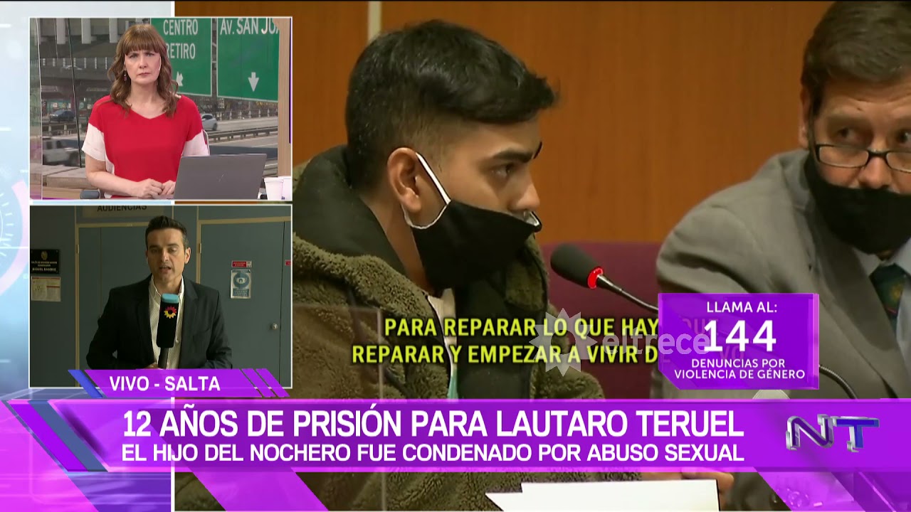 Lautaro Teruel, hijo del Nochero, fue condenado a 12 años de prisión por abuso sexual a una menor