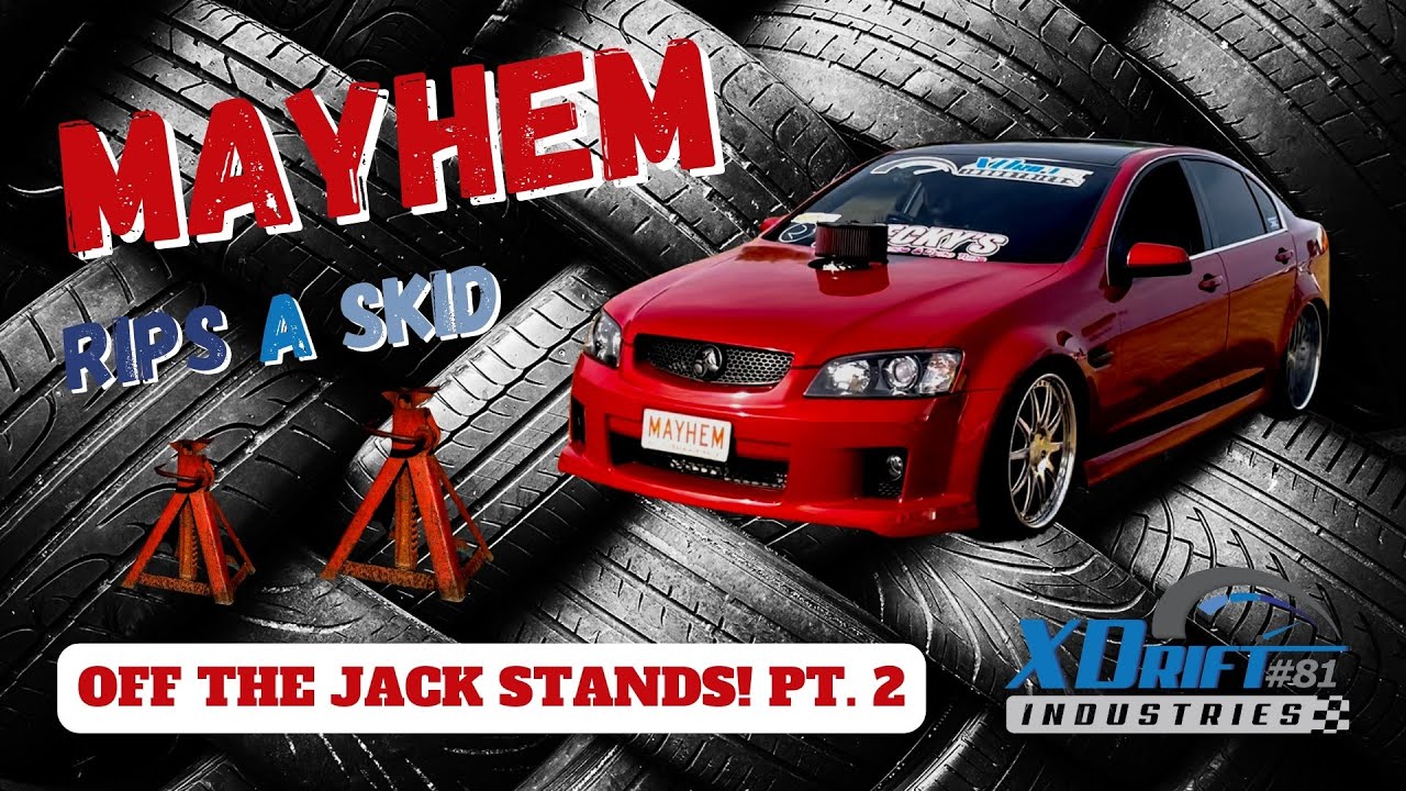 Mayhem rips a skid