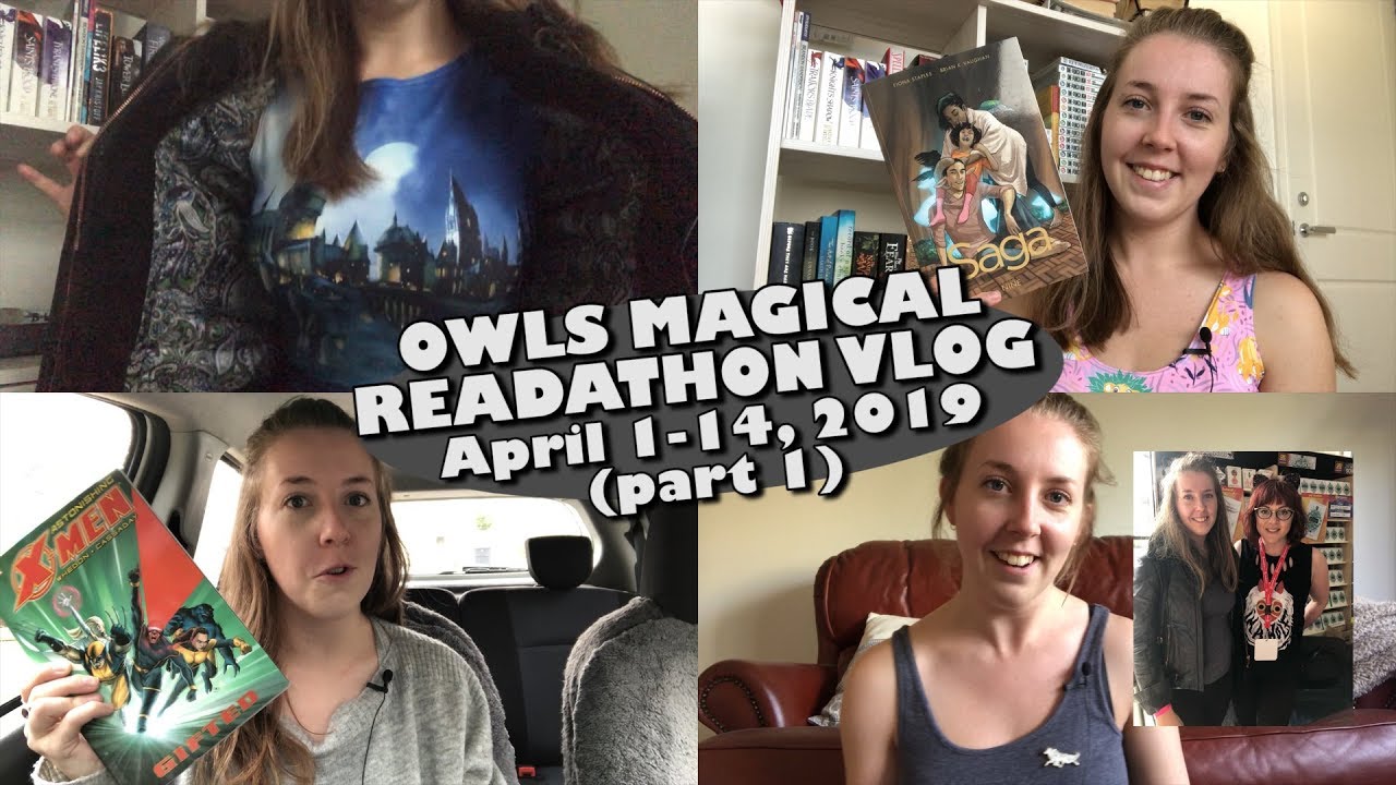 OWLS MAGICAL READATHON VLOG | 1-14 Apr ✨ (Part 1)