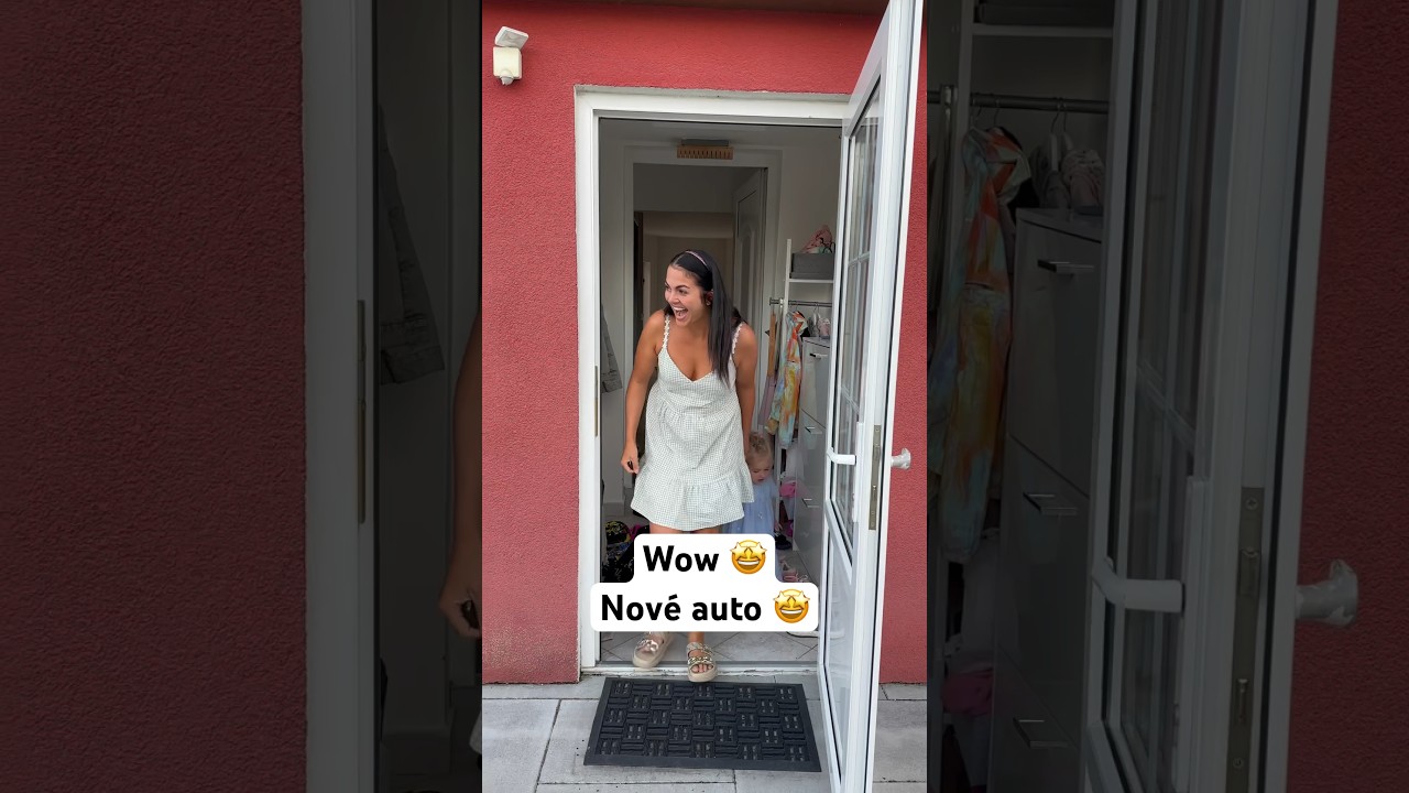 Manželky reakce na nov&eacute; auto 🤩 part 2