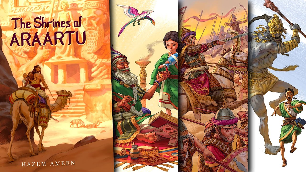The Shrines of Araartu - Fantasy Art book by Hazem Ameen - 3Dtotal artist & illustrator