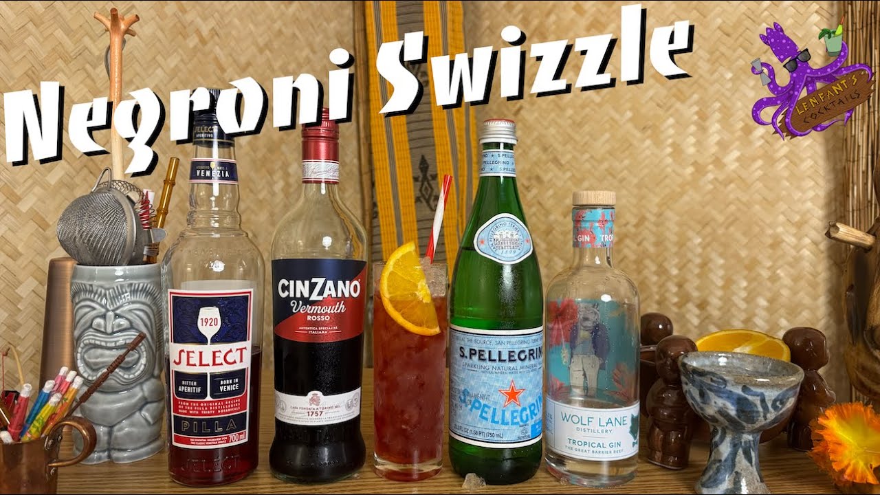 Negroni Swizzle - A Cooler, Icy Twist on the Classic Negroni
