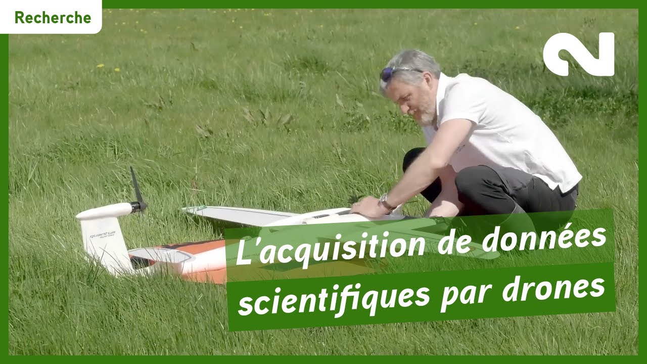 L'acquisition de données scientifiques par drones