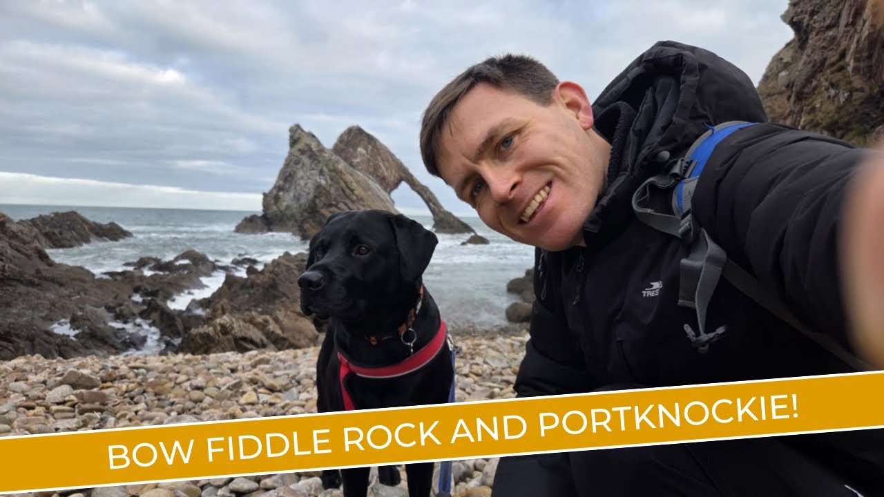 We visited Bow Fiddle Rock at Portknockie!