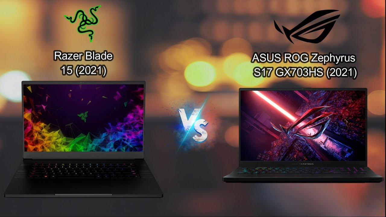 Razer Blade 15 (2021) vs ROG Zephyrus S17 GX703HS (2021) | 11th-GEN Intel !!
