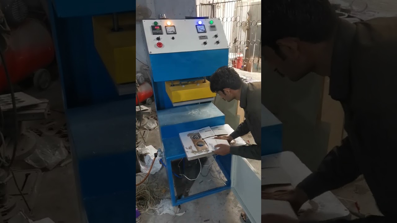 Blister heat sealing machine manufacturing by packaging solution #blisterpack #packagingmachine