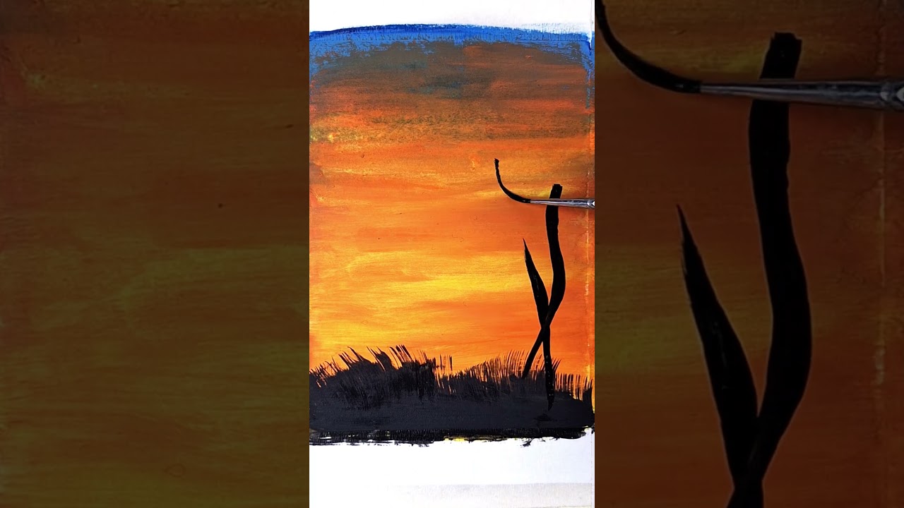 Sunset Drawing 