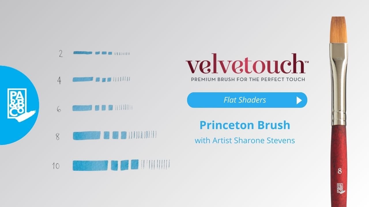 Princeton Velvetouch Series 3950 Flat Shaders