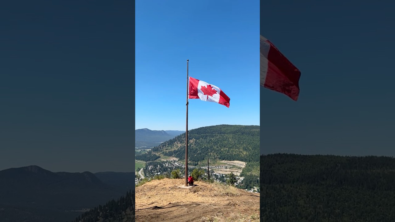 Saddle Mountain Flag Raising July-1-25