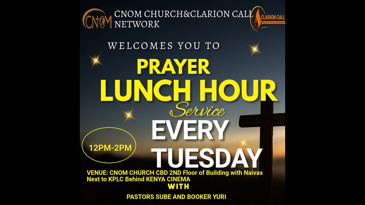 TUESDAY LUNCH HOUR SERVICE || PASTOR  SUBE  YURI