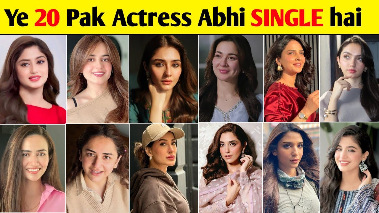 20 Pakistani Actress Who Are Still Single In 2026 🫣 || Pakistani Unmarried Actress 