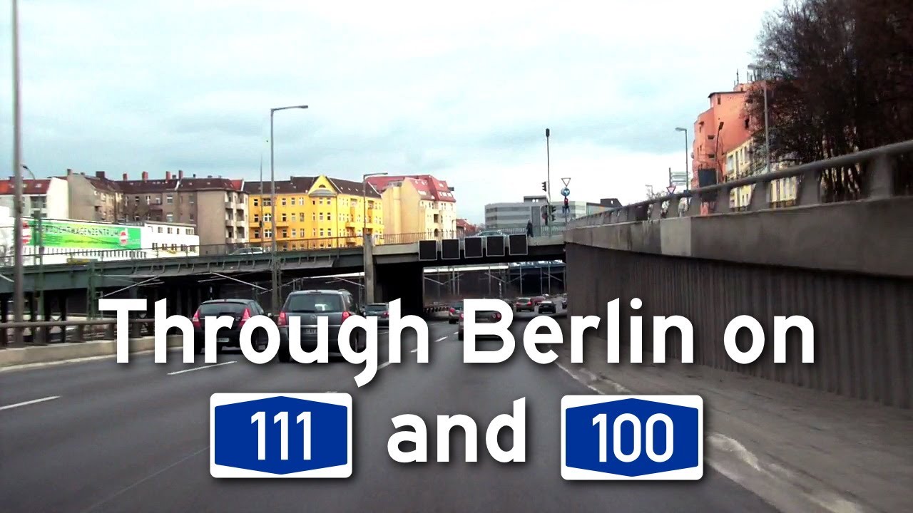 Through Berlin on A-111 and A-100