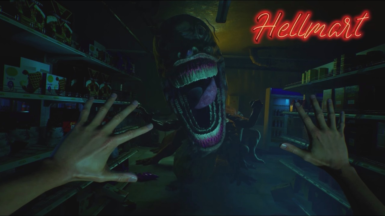 TRABALHEI EM UM SUPERMECADO E ENCONTREI UM MONSTRO TERRIVEL! - HELLMART