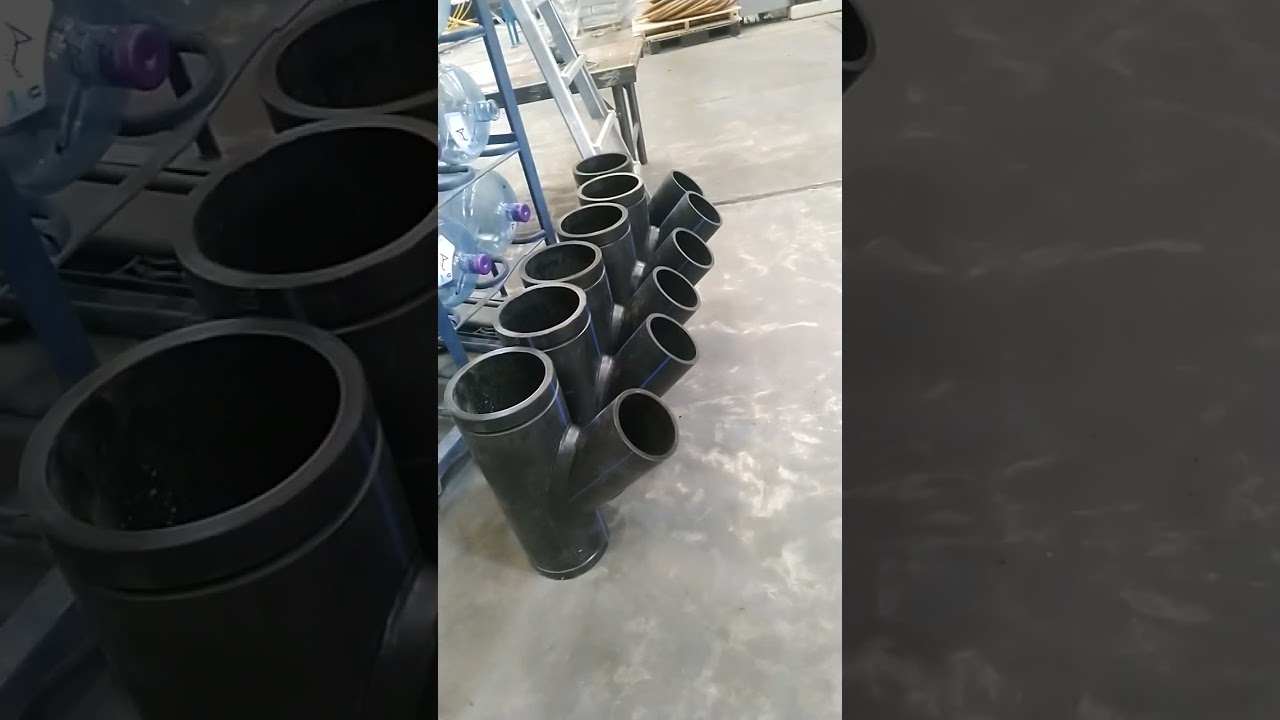 #preparation of wye fabrication#hdpe pipe plastics sulution industry# krah pipes