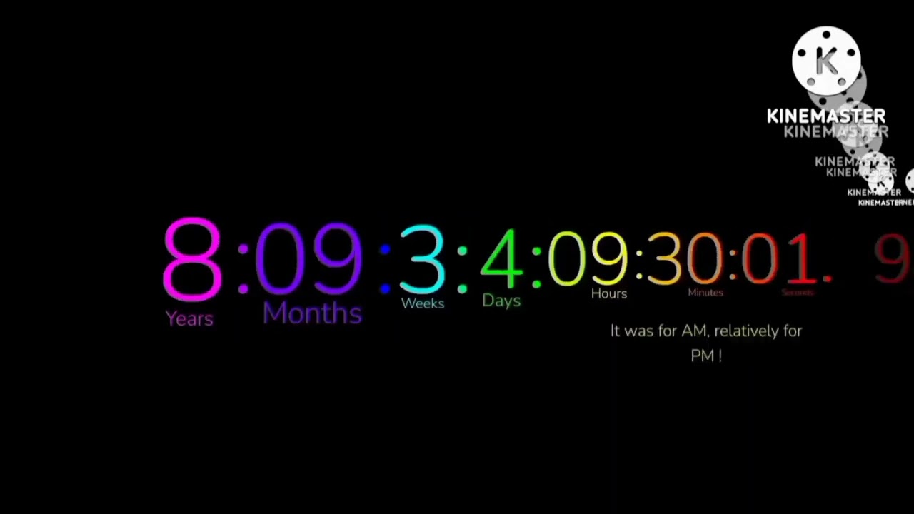 Seconds to eon (credits to @SarahKaney ) Copied: @Rando_numbers 