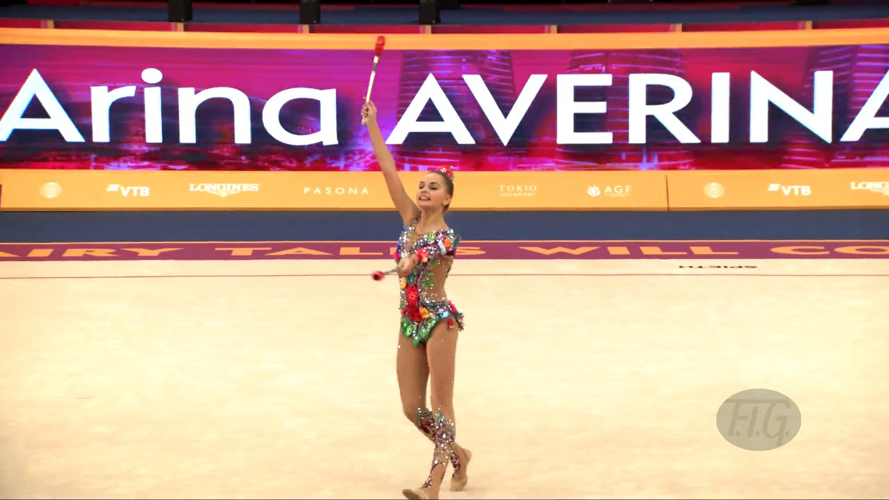 AVERINA Arina (RUS) - 2019 Rhythmic Worlds, Baku (AZE) - Qualifications Clubs