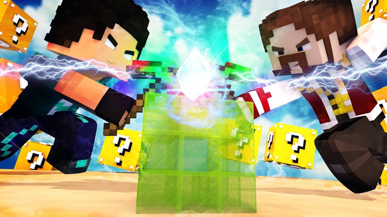 Voltei ao CUBÃO DE LUCKY BLOCK no MINECRAFT com AMIGOS depois de 10 ANOS
