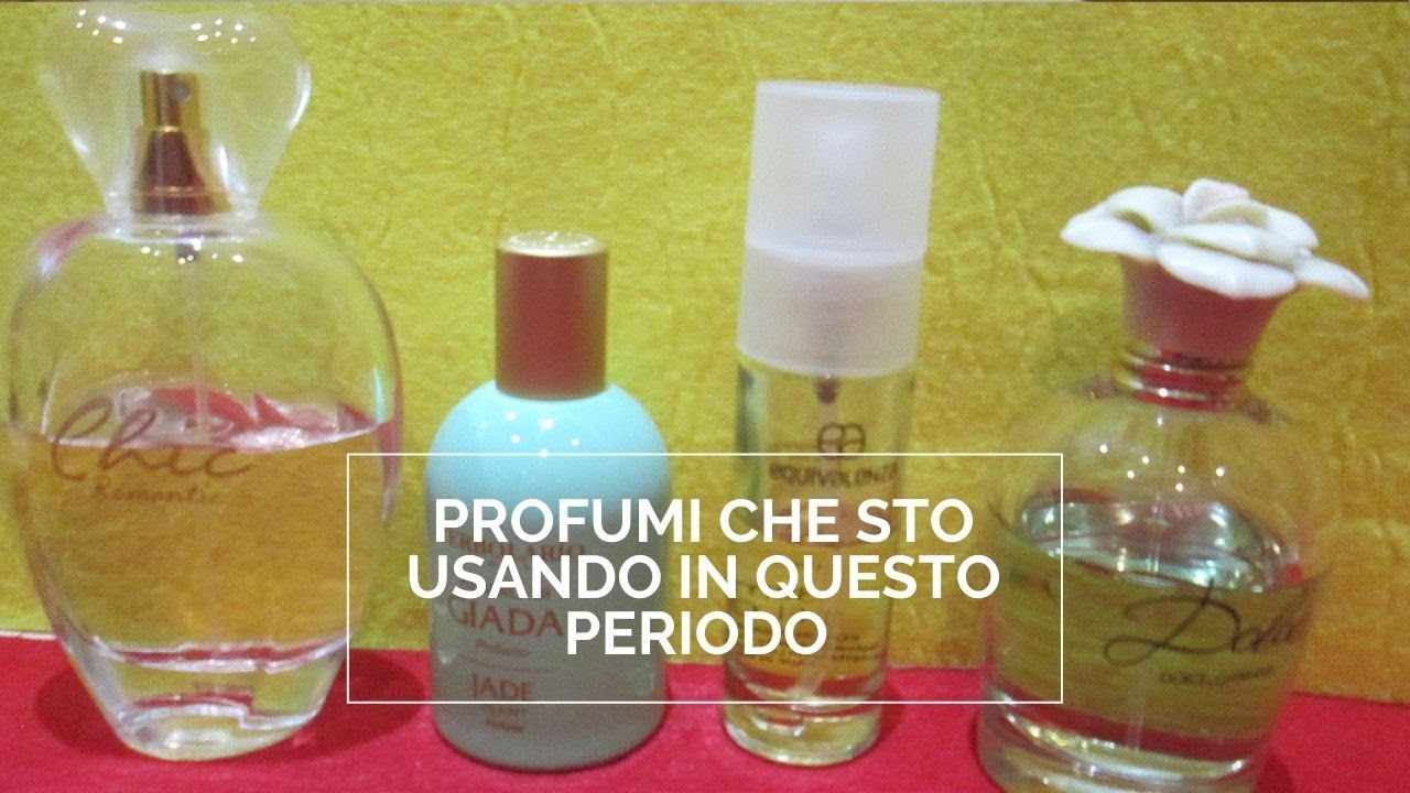 #PROFUMI CHE STO USANDO IN QUESTO PERIODO chic romantic- erbolario