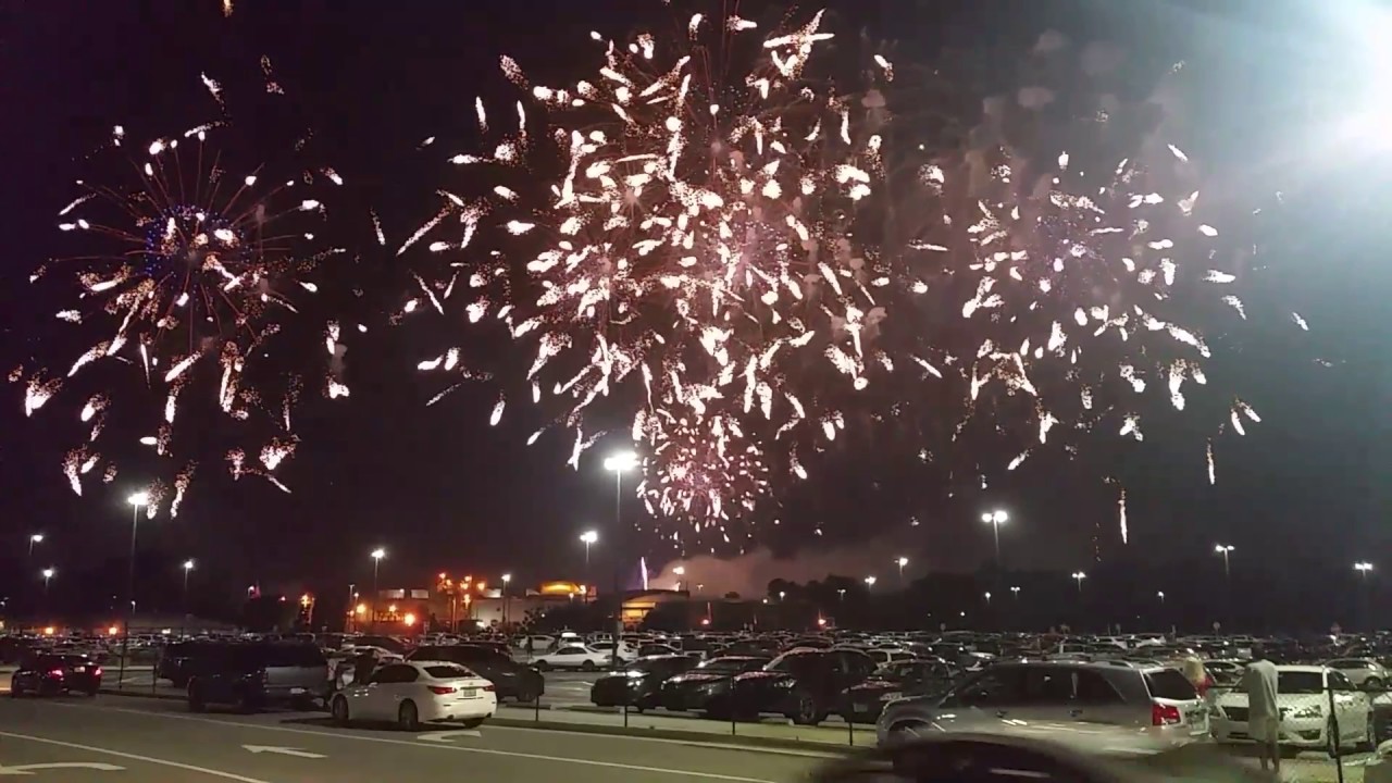 4th of July Fireworks with the Grand Finale from behind Walt Disney World 2017