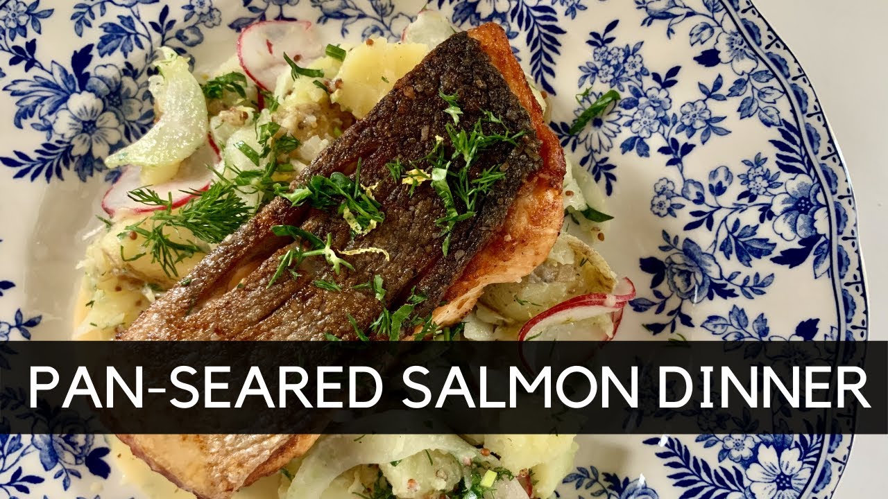 Pan Seared Salmon | Citrus Beurre Blanc | Potato Fennel Salad
