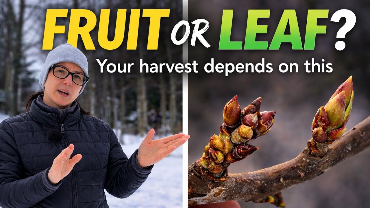 Fruit Bud or Leaf Bud? How to Tell Before You Prune (Apples, Pears, Plums & Cherries). Zone 4