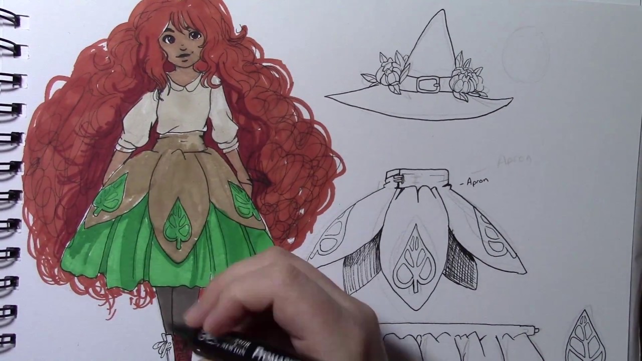 Marie & Prickles : Character Design Sheets