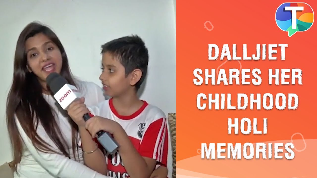 Dalljiet Kaur makes a Holi cap with son Jaydon & shares her Holi memories | Exclusive