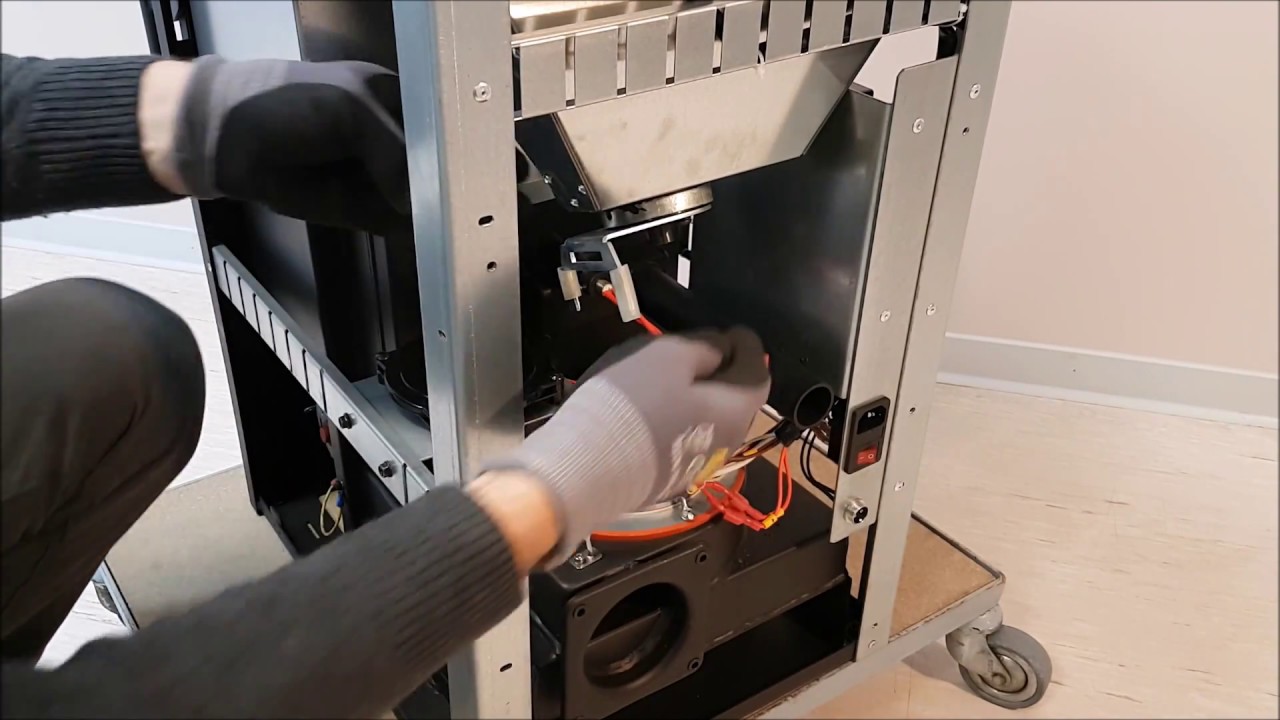 Nemaxx Pelletofen - Schneckenmotor ausbauen - P6, P9, P12