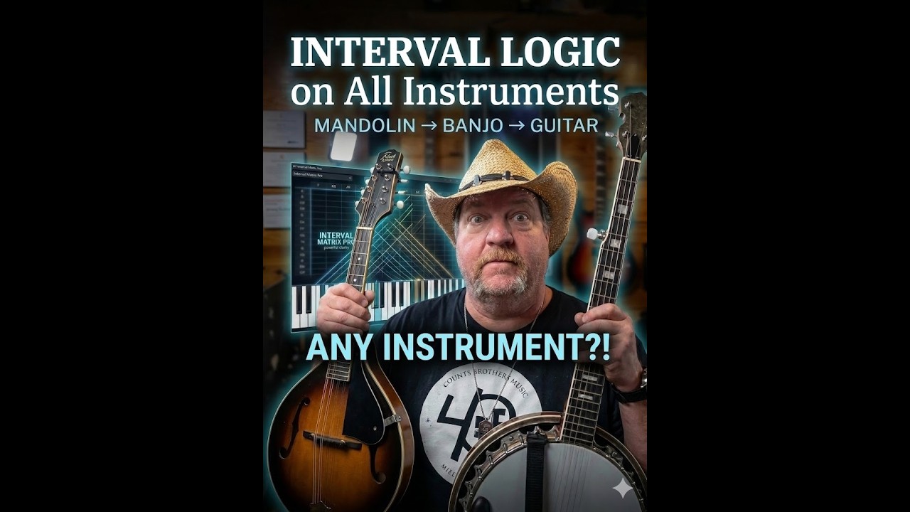 Make Music on ANY Instrument Instantly | Interval Matrix Pro Demo (Mandolin, Banjo, Piano, Guitar)