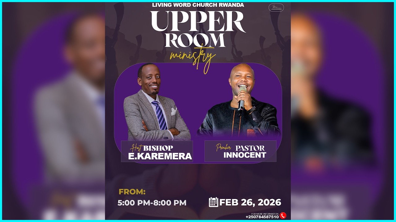 UPPER ROOM MINISTRY  ||Feb 26,2026 -- Pst INNOCENT