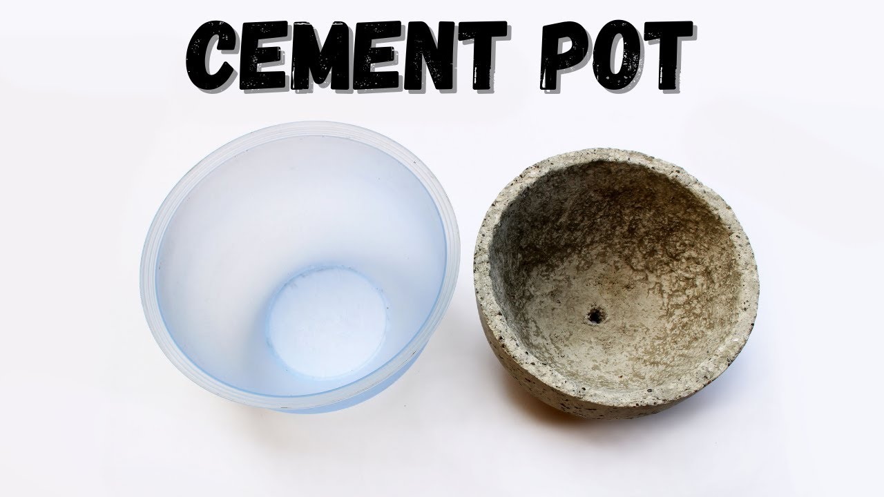 How to make a Cement Planter - New Papercrete Recipe