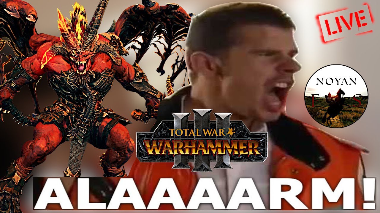 Świat musi ZAPŁONĄĆ! Kampania Khorne'm w Total War: Warhammer 3 (Legendarny) Stream🔴#1