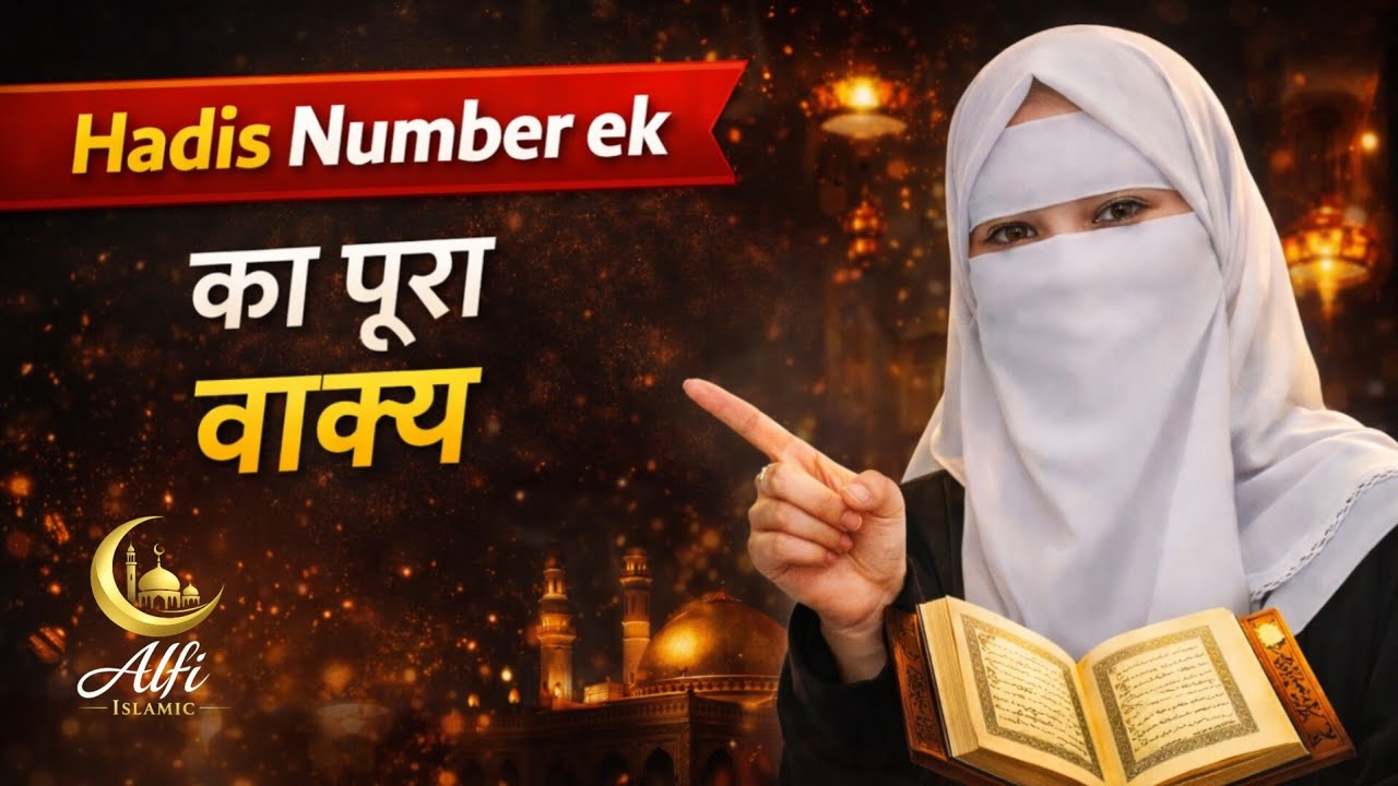 Hadees No. 1 in Hindi | Niyat par Amal | Bukhari Shareef Hadees