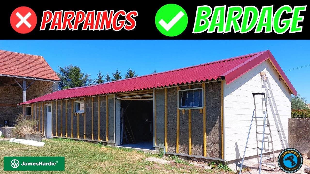 🪄📢POSE D'UN BARDAGE! Incroyable transformation avec le VL plank de James Hardie!