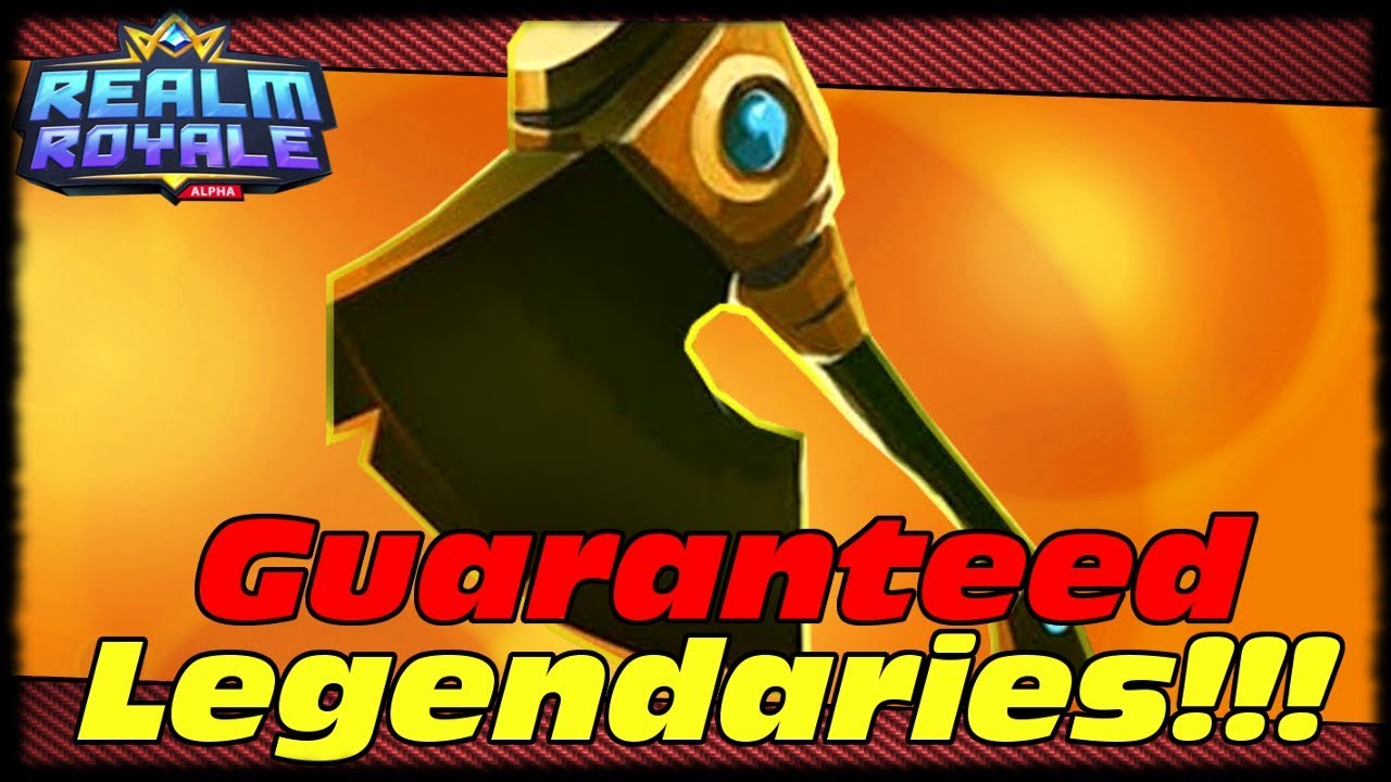 Guaranteed Legendary Weapons Fast & Easy!!! Realm Royale How To Forge Legendary Gear!!!