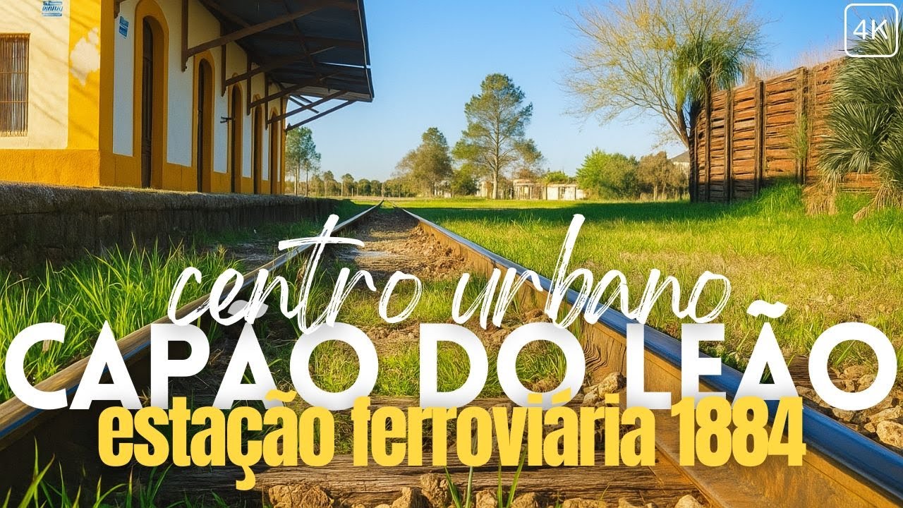 📌CAPÃO DO LEAO | RS: Conheça o centro histórico e a ferrovia da Terra do Granito 😊