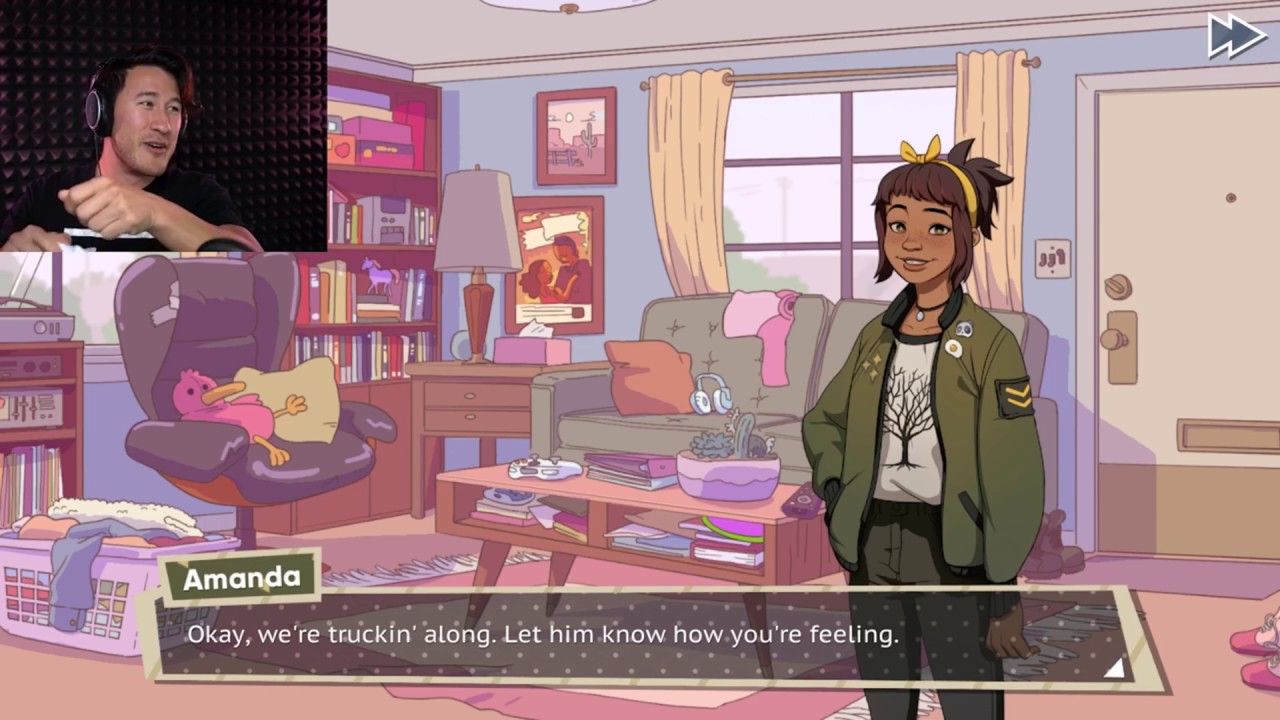 Markiplier spilling drink while cleaning up spilled drink